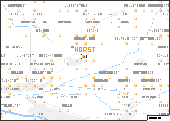 map of Horst