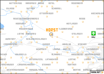 map of Horst