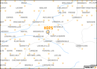 map of Hors