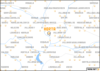 map of Horta