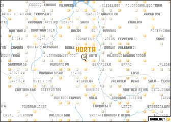 map of Horta