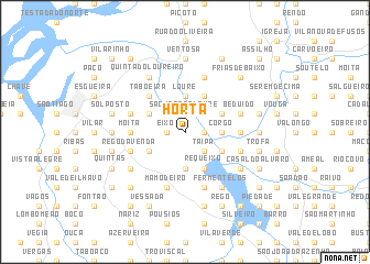 map of Horta