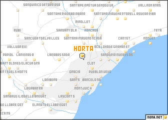 map of Horta