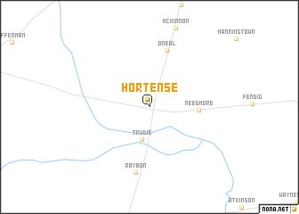 map of Hortense