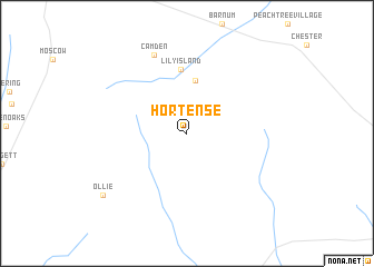 map of Hortense