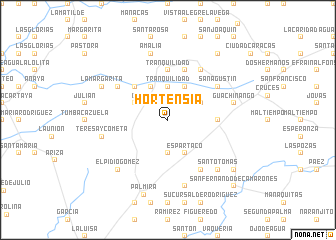 map of Hortensia