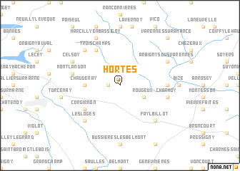 map of Hortes