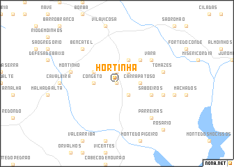 map of Hortinha