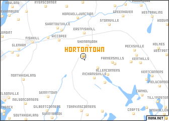 map of Hortontown