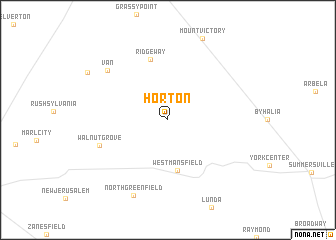 map of Horton