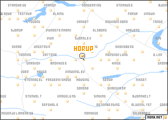 map of Hørup