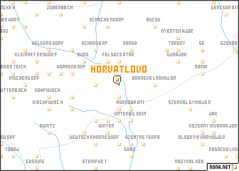 map of Horvátlövő