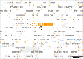 map of Hörvelsingen