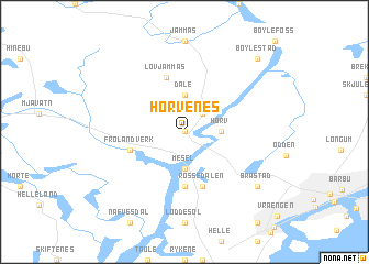 map of Horvenes