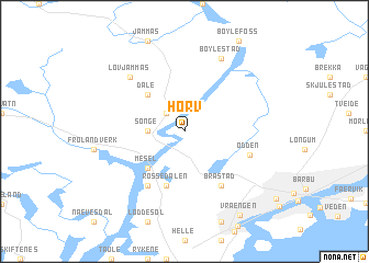 map of Horv