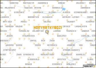 map of Hory Matky Boží