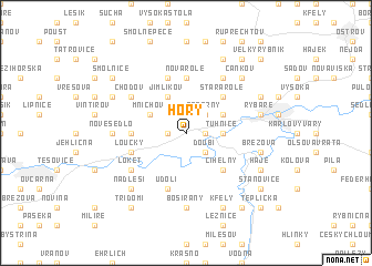 map of Hory