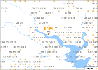 map of Hory