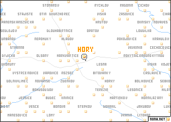 map of Hory