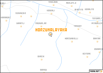 map of Horzumalayaka