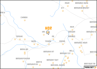 map of Hor