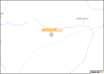 map of Hosahalli