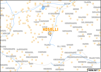 map of Hosal-li