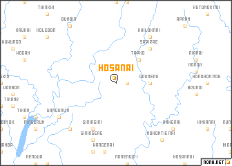 map of Hosanai