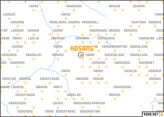 map of Hosang