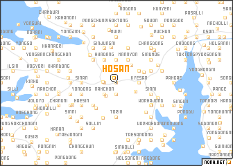map of Hosan