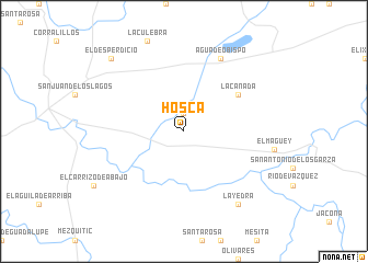 map of Hosca