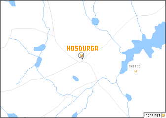 map of Hosdurga