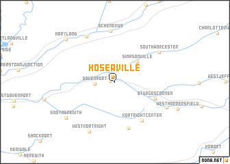 map of Hoseaville