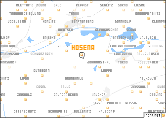 map of Hosena