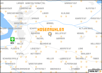map of Hosermühlen