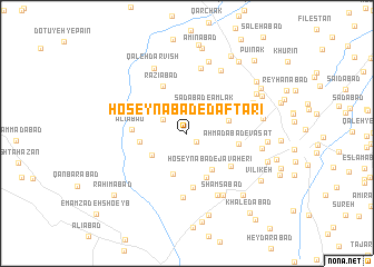 map of Ḩoseynābād-e Daftarī