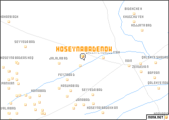 map of Ḩoseynābād-e Now