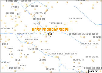 map of Ḩoseynābād-e Sīārū