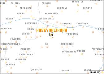 map of Ḩoseyn‘alīkhān