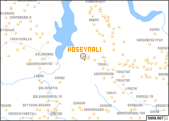 map of Ḩoseyn‘alī