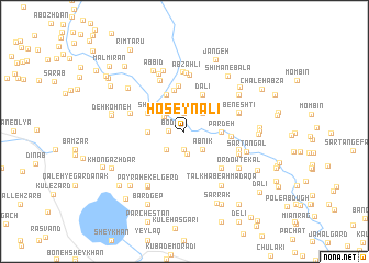 map of Ḩoseyn‘alī