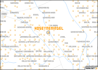 map of Ḩoseyn-e Mīrdel