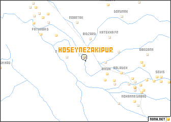 map of Ḩoseyn-e Zakīpūr