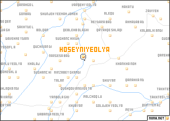 map of Ḩoseynī-ye ‘Olyā