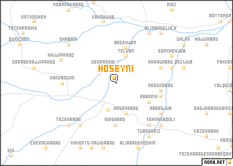 map of Ḩoseynī