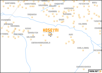 map of Ḩoseynī