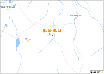 map of Hoshalli