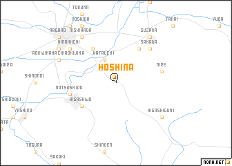 map of Hoshina