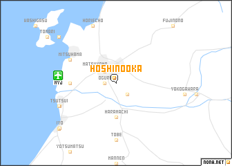 map of Hoshinooka