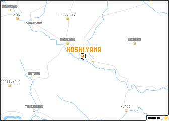 map of Hoshiyama